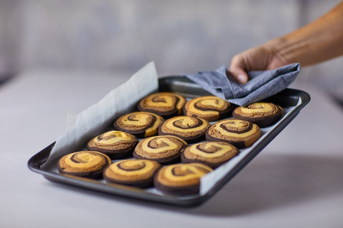 Easter Triple Choc Pinwheels